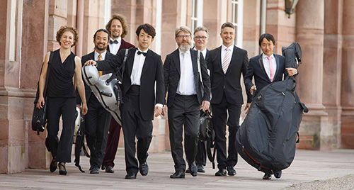 Kei Shirai 1. Violine, Emily Körner 2. Violine, Janis Lielbardis Viola, Gen Yokosaka Violoncello, Ryutaro Hei Kontrabass, Dirk Altmann Klarinette, Hanno Doenneweg Fagott, Wolfgang Wipfler Horn.